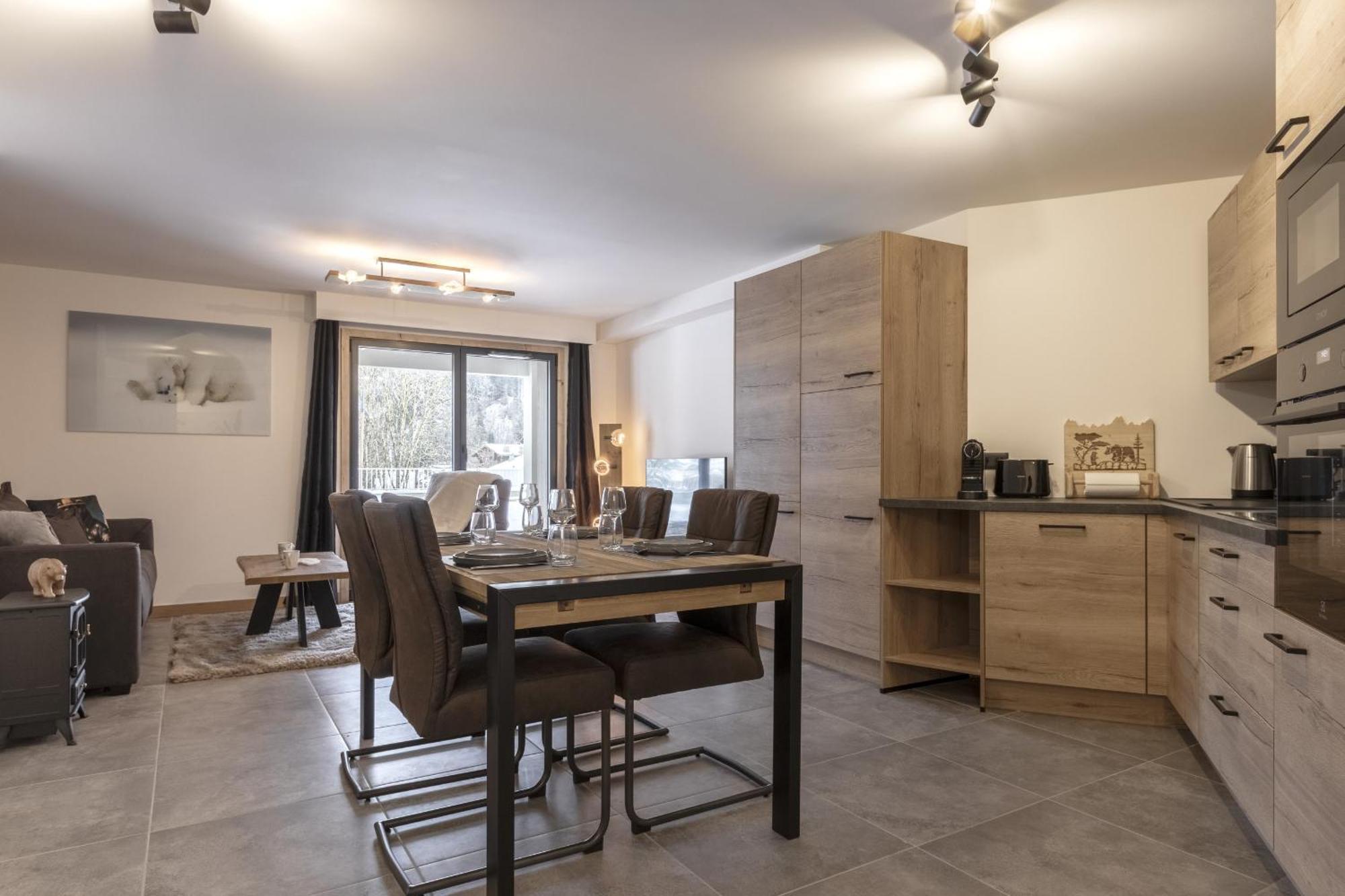 The Bear Appartement Les Houches Buitenkant foto