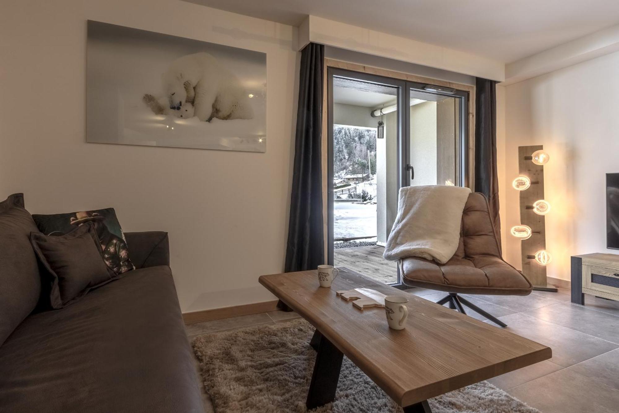 The Bear Appartement Les Houches Buitenkant foto